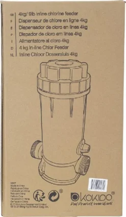 Kokido Inline Chloordoseersluis (32 Mm / 38 Mm Aansluiting) 27 Kokido Inline Chloordoseersluis (32 Mm / 38 Mm Aansluiting) -Zwembad Apparatuur 10075 01 resultaat