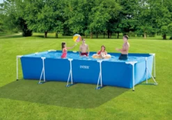 Intex Metal Frame Pool - 450 X 220 X 84 - Met Filterpomp -Zwembad Apparatuur 1320 1900 28274 inuse 2022 300