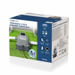 Bestway Zoutwatersysteem (max 22.712 Liter) -Zwembad Apparatuur 1900 1900 bestway zoutwatersysteem verpakking