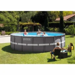 Intex Ultra Frame XTR Pool - 549 X 132 Cm - Met Zandfilterpomp En Accessoires -Zwembad Apparatuur 26332 in use 1
