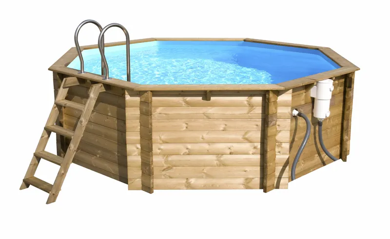 Tropic Octo 414 Houten Zwembad (hoogte 1,20) 3 Tropic Octo 414 Houten Zwembad (hoogte 1,20)