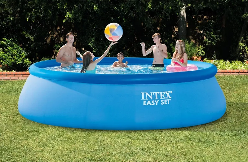 Intex Easy Set Pool - 457 X 107 Cm - Met Filterpomp En Accessoires 4 Intex Easy Set Pool - 457 X 107 Cm - Met Filterpomp En Accessoires - Afbeelding 2