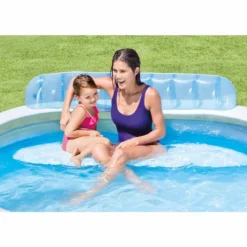 Intex Family Lounge Pool Kinderzwembad 224 X 216 X 76 Cm -Zwembad Apparatuur 57190 2