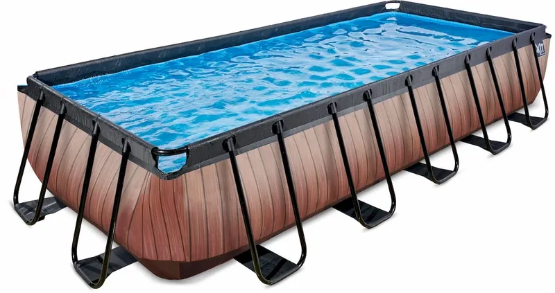 EXIT TOYS EXIT Wood Zwembad - 540 X 250 X 100 Cm - Met Zandfilterpomp En Trap 4 EXIT TOYS EXIT Wood Zwembad - 540 X 250 X 100 Cm - Met Zandfilterpomp En Trap - Afbeelding 2