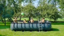 EXIT TOYS EXIT Wood Zwembad - 540 X 250 X 122 Cm - Met Zandfilterpomp En Trap -Zwembad Apparatuur 675 1200 exit 30 27 53 10 int 8