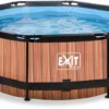 EXIT TOYS EXIT Wood Zwembad - 244 X 76 Cm - Met Filterpomp -Zwembad Apparatuur 724 1200 exit 30 12 08 10 int 1