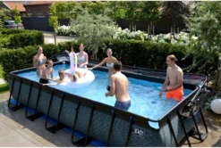 EXIT TOYS EXIT Stone Zwembad - 540 X 250 X 100 Cm - Met Zandfilterpomp En Trap -Zwembad Apparatuur 808 1200 exit 30 17 53 00 int 12