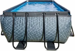 EXIT TOYS EXIT Stone Zwembad - 540 X 250 X 122 Cm - Met Zandfilterpomp En Trap -Zwembad Apparatuur 810 1200 exit 30 27 53 00 int 3
