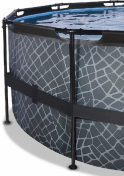 EXIT TOYS EXIT Stone Zwembad - 427 X 122 Cm - Met Zandfilterpomp En Trap -Zwembad Apparatuur 900 638 exit 30 27 14 00 int 3