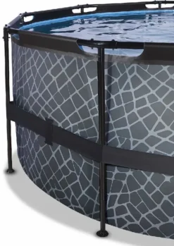 EXIT TOYS EXIT Stone Zwembad - 488 X 122 Cm - Met Zandfilterpomp En Trap -Zwembad Apparatuur 900 638 exit 30 27 16 00 int 3