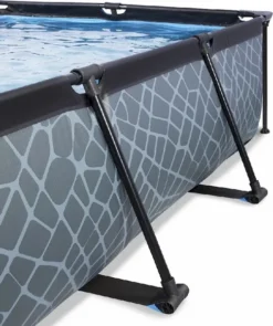 EXIT TOYS EXIT Stone Zwembad - 300 X 200 X 65 Cm - Met Filterpomp -Zwembad Apparatuur 900 753 exit 30 00 32 00 int 3