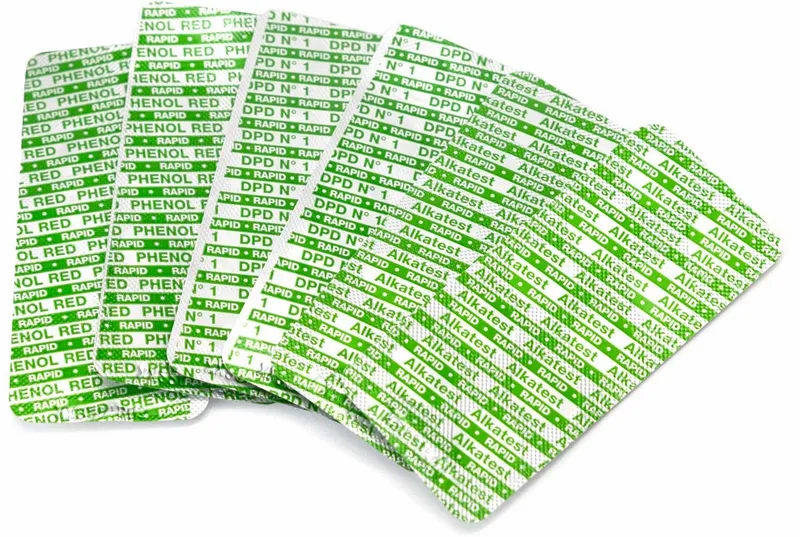 W'eau Refill Pack Voor Manuele Tester (Chloor, PH En Alkaliteit) - 60 Stuks 5 W'eau Refill Pack Voor Manuele Tester (Chloor, PH En Alkaliteit) - 60 Stuks - Afbeelding 3