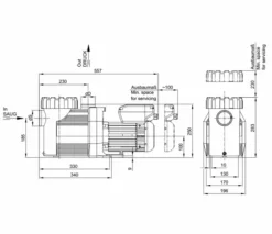 Speck Badu Prime Eco VS Variabele Zwembadpomp -Zwembad Apparatuur badu 90 doorsnede 1