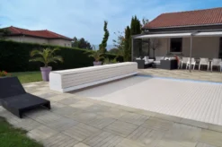 Banc Classic Automatisch Oprolsysteem - Tot 3 Meter - Houtkleur -Zwembad Apparatuur banc classic ambiance 1 3