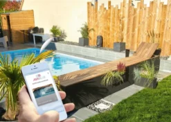 Banc Design Automatisch Oprolsysteem - Tot 4,5 Meter - Donkergrijs -Zwembad Apparatuur banc design app 2