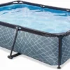 EXIT TOYS EXIT Stone Zwembad - 220 X 150 X 65 Cm - Met Filterpomp -Zwembad Apparatuur exit stone zwembad 1