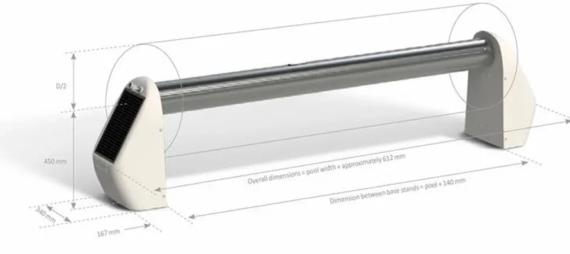 Open Solar Energy Automatisch Oprolsysteem - Tot 4,5 Meter - Zand 4 Open Solar Energy Automatisch Oprolsysteem - Tot 4,5 Meter - Zand - Afbeelding 2