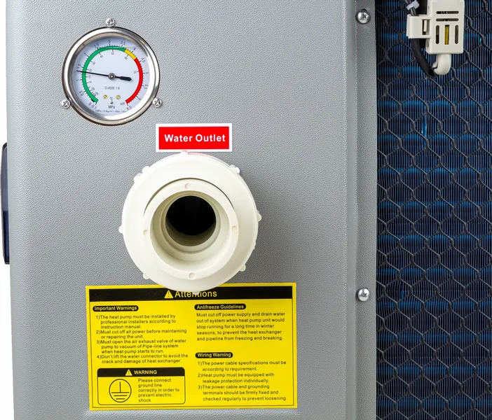 W'eau Full Inverter Zwembad Warmtepomp - 27,3 KW (krachtstroom) 9 W'eau Full Inverter Zwembad Warmtepomp - 27,3 KW (krachtstroom) - Afbeelding 7