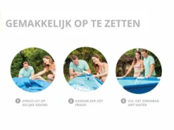 Intex Metal Frame Pool - 220 X 150 X 60 Cm -Zwembad Apparatuur intex opzetinstructie