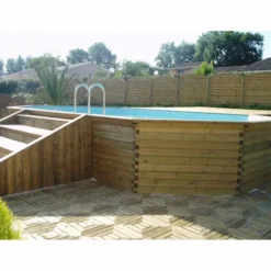 Gardipool Oblong 6.20 X 3.90 X 1.46 M Houten Zwembad -Zwembad Apparatuur oblong7 2