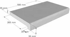 Scandi Roc Athen Randtegel - Off White -Zwembad Apparatuur scandi roc athen randtegel afmetingen