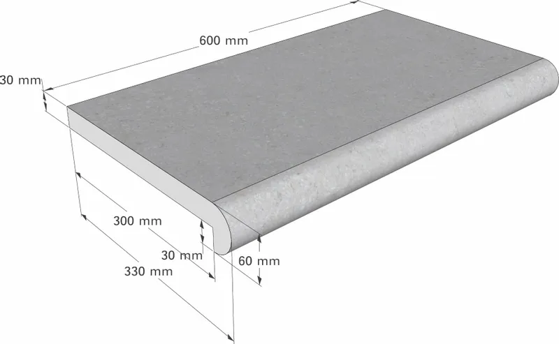 Scandi Roc Napoli Randtegel - Shadow Grey 5 Scandi Roc Napoli Randtegel - Shadow Grey - Afbeelding 3