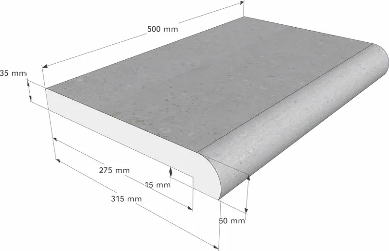 Scandi Roc Nevada Randtegel - Off White 6 Scandi Roc Nevada Randtegel - Off White - Afbeelding 4